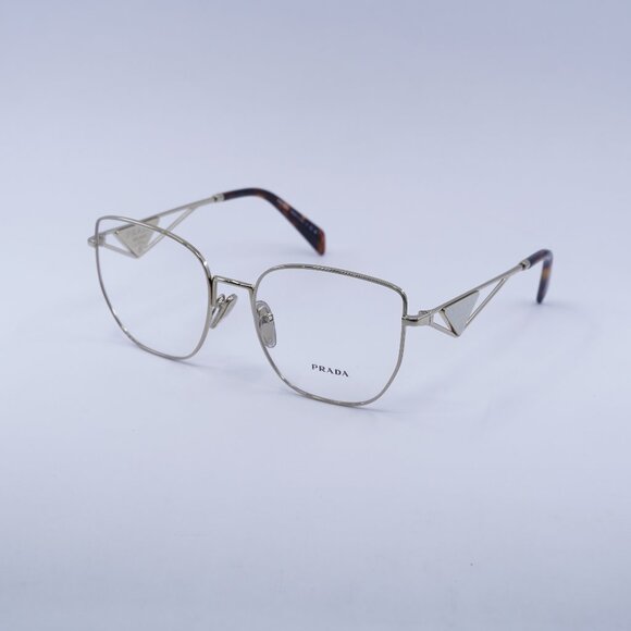 Prada PRA54VD ZVN1O1 Eyeglasses Gold 55mm Butterfly Frame - Picture 1 of 10